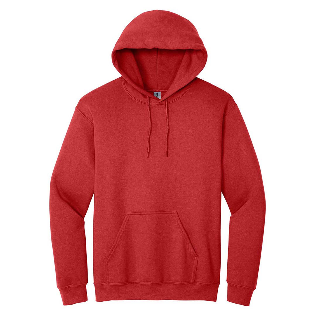 Gildan hoodie red best sale