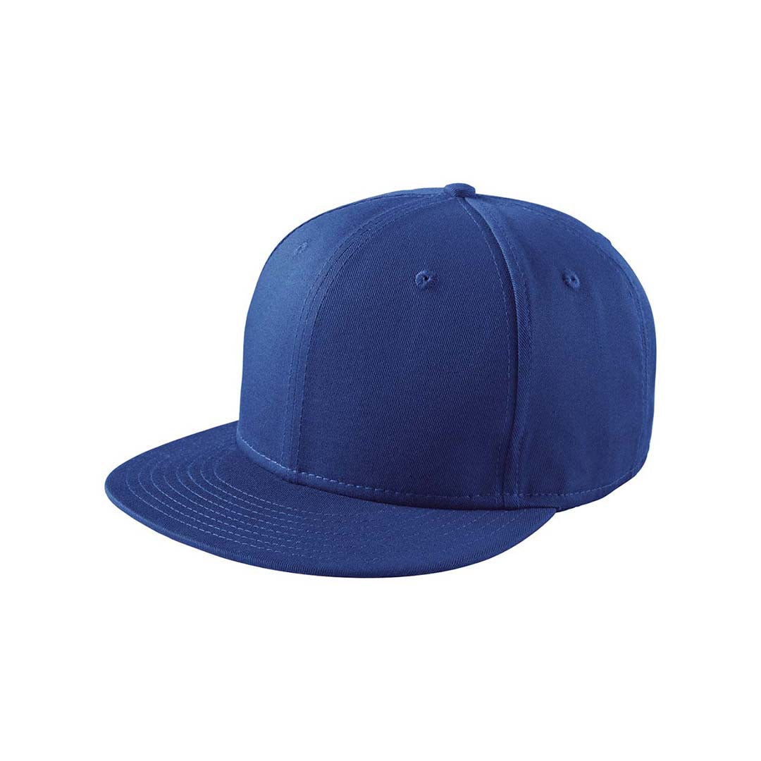 New Era Royal Flat Bill Snapback Cap – Jersey Factory USD display picture 3