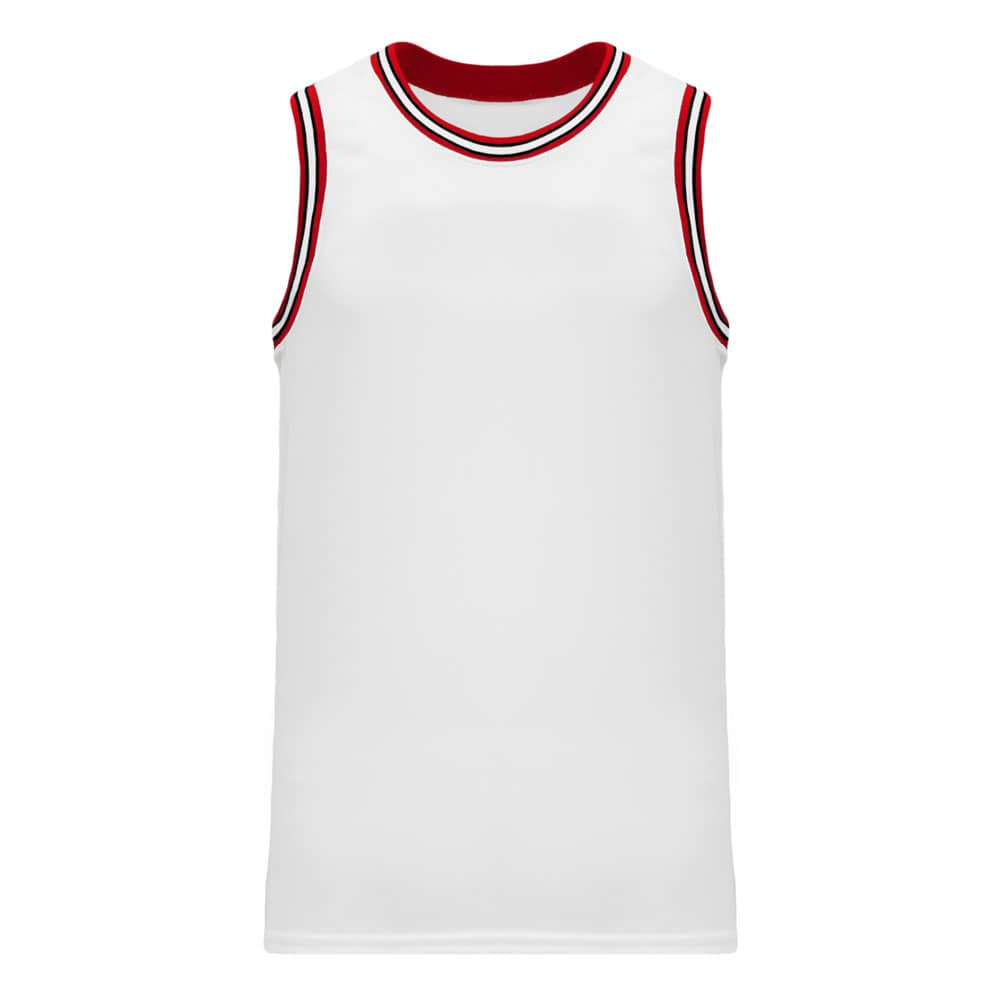 Pro B1715 Basketball Jersey White/Red/Black – JerseyFactory