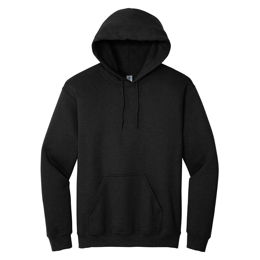 Gildan Heavy Blend Black Hooded Sweatshirt