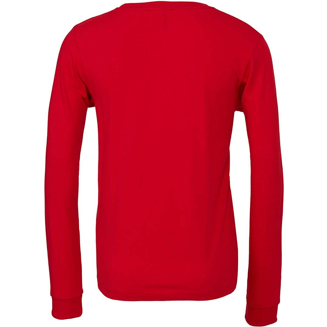 Bella + Canvas Unisex Jersey Long-Sleeve Red T-Shirt