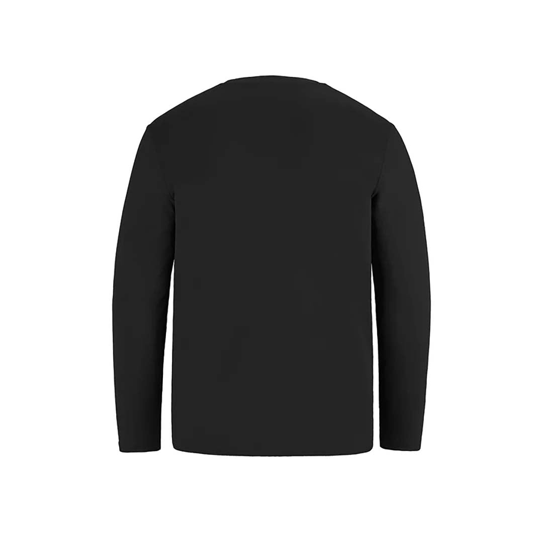 Shore Performance Long Sleeve Crewneck Black T-Shirt