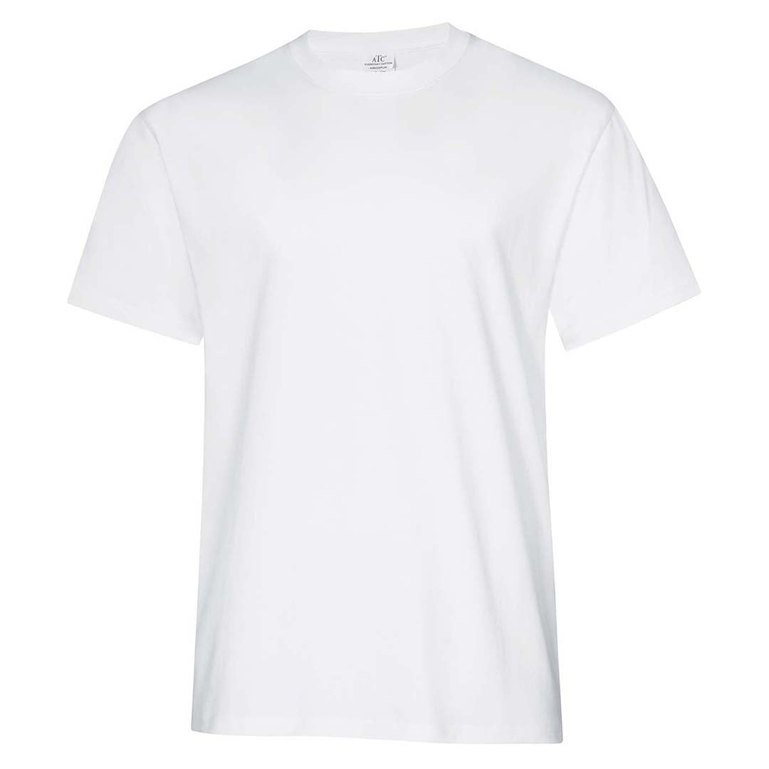 White ATC Everyday Ring Spun Cotton Tee