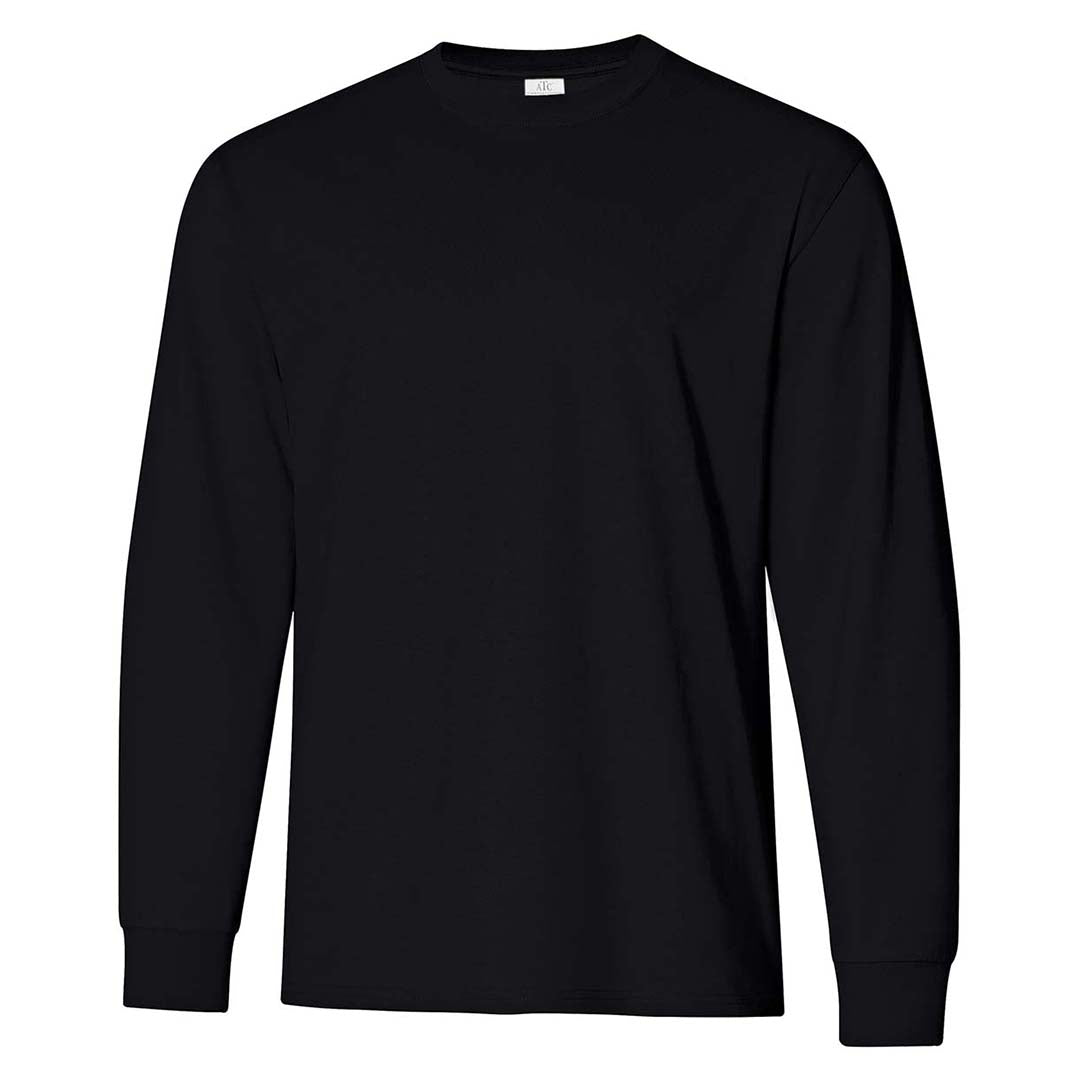 ATC Everyday Ring Spun Cotton Long Sleeve Tee Black