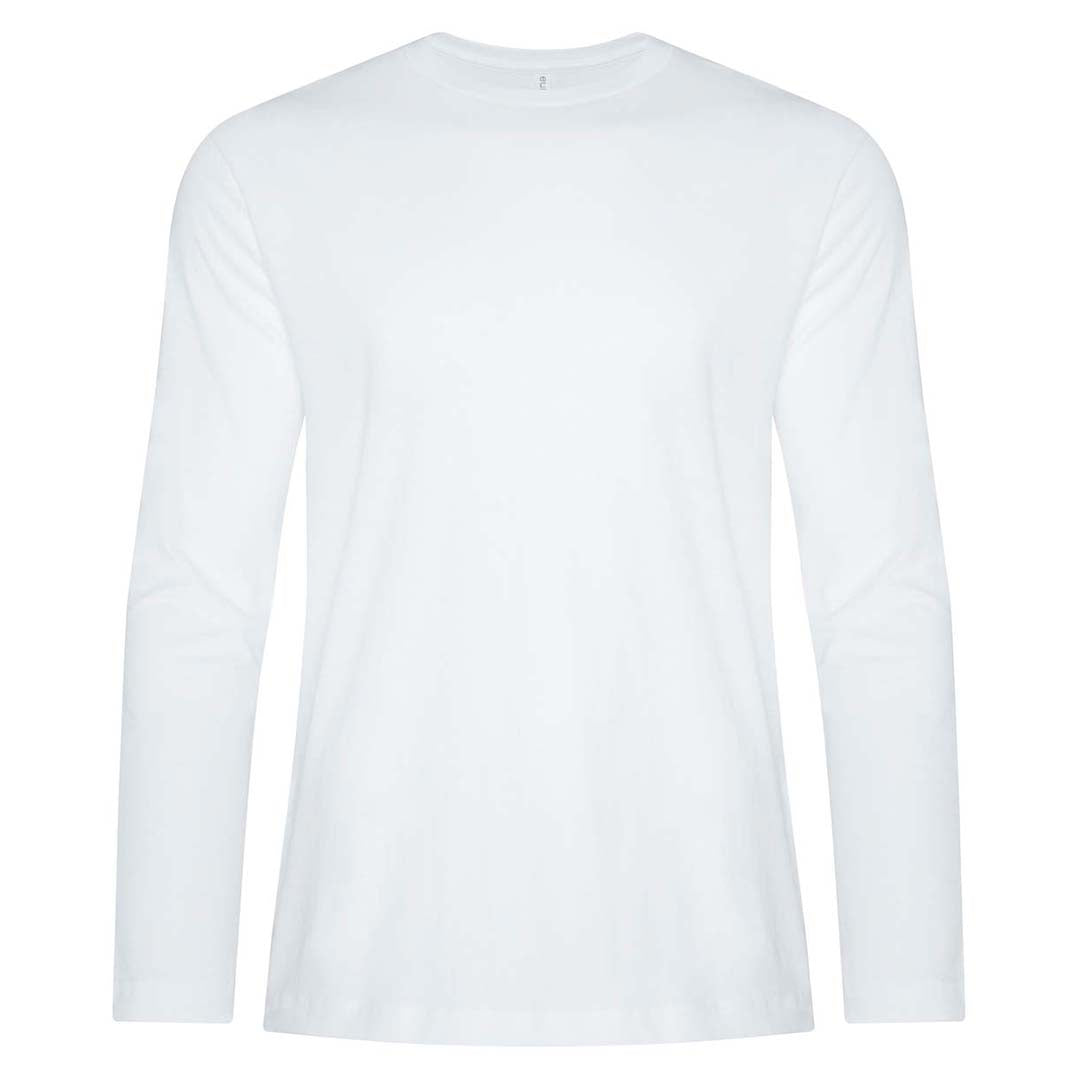 ATC Eurospun Ring Spun Long Sleeve Tee White