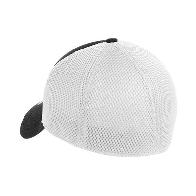 New Era Black/White Stretch Mesh Cap