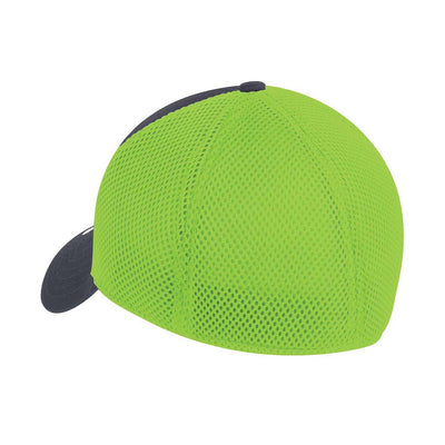 New Era Graphite/Cyber Green Stretch Mesh Cap