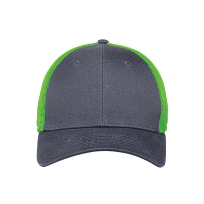 New Era Graphite/Cyber Green Stretch Mesh Cap