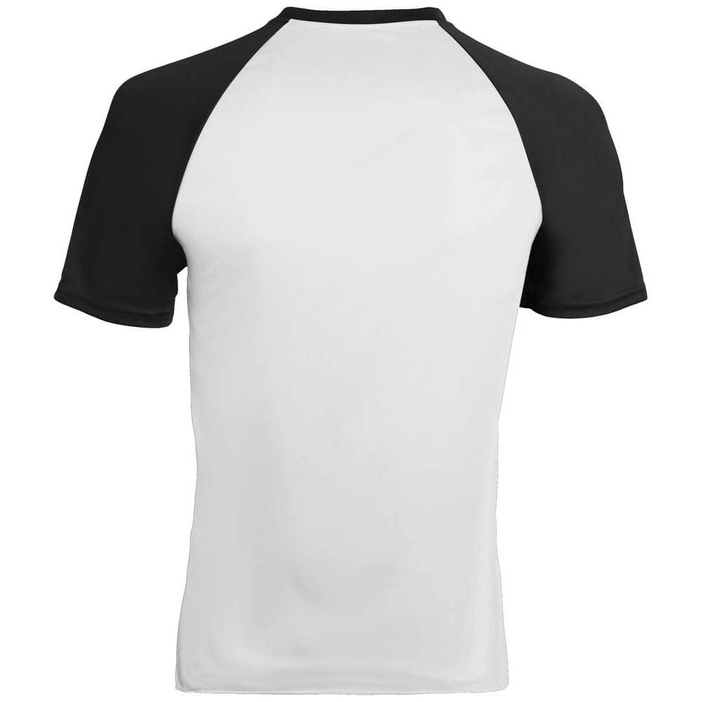 Wicking Retro Short Sleeve Jersey White-Black