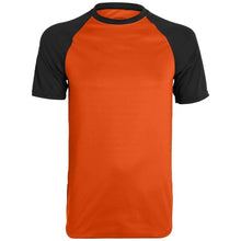 Load image into Gallery viewer, Wicking Retro Short Sleeve Jersey Orange-Black
