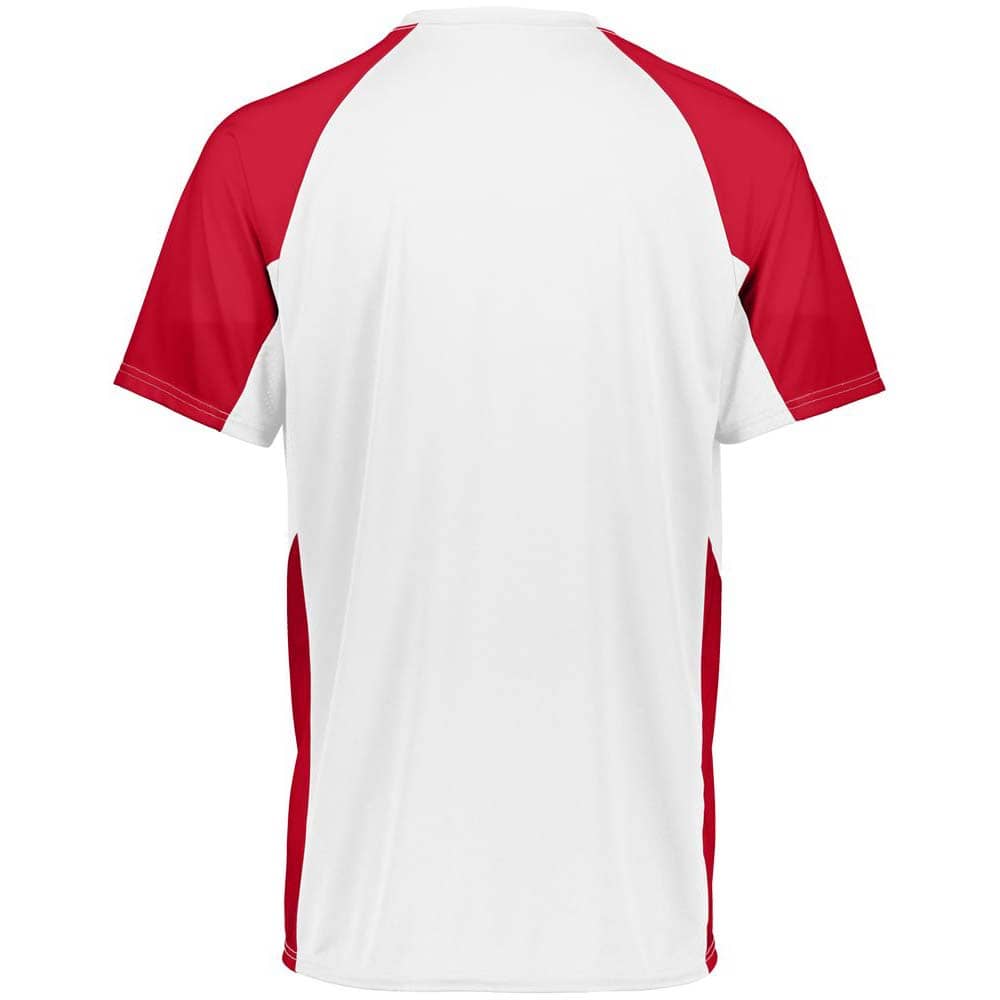 Cutter Baseball Jersey White-Red