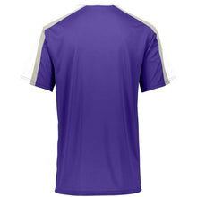Load image into Gallery viewer, Power Plus 2 Button Jersey Purple with White-Grey

