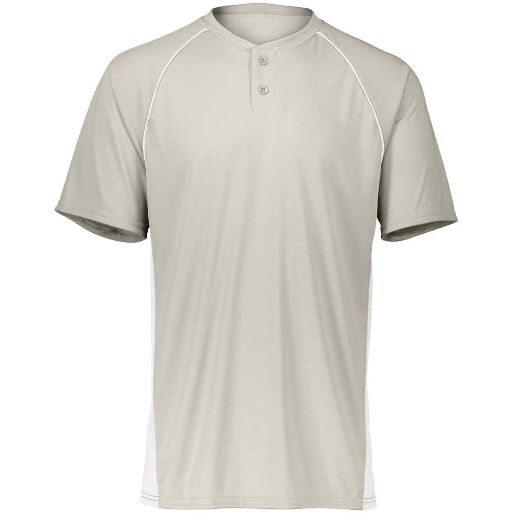 Power Plus 2 Button Jersey Royal with White-Grey