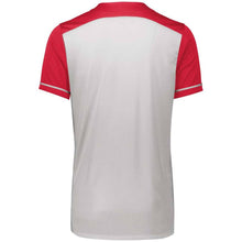 Load image into Gallery viewer, Closer 2 Button White-Scarlet Baseball Jersey
