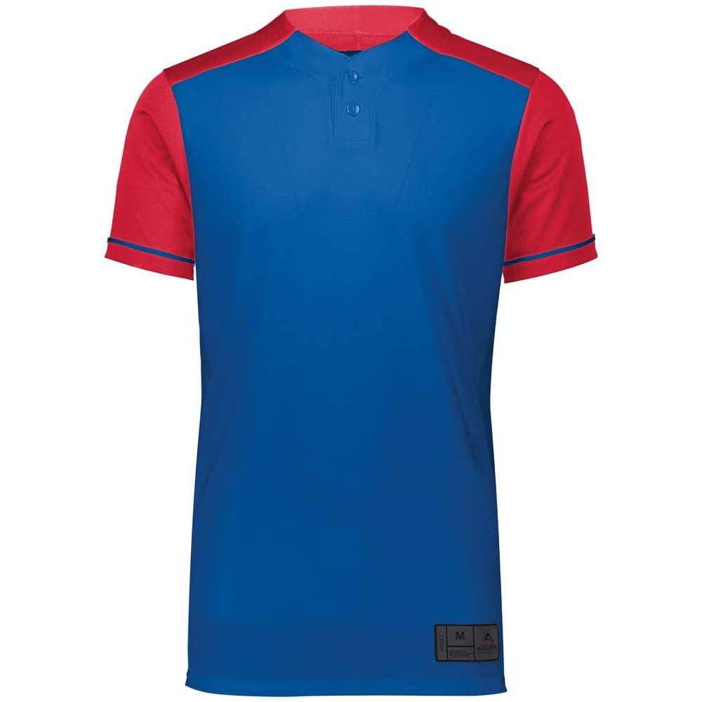 Closer 2 Button Royal-Scarlet Baseball Jersey
