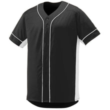 Load image into Gallery viewer, Slugger Baseball Jersey Black-White
