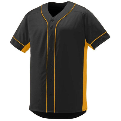 Slugger Baseball Jersey Black-Gold