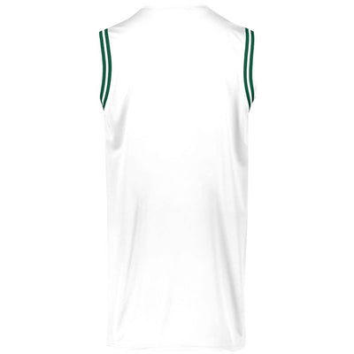 Retro White-Forest Basketball Jersey