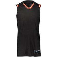 Load image into Gallery viewer, Retro Black-Orange-White Basketball Jersey
