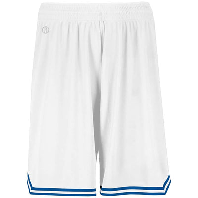 Retro White-Royal Basketball Shorts