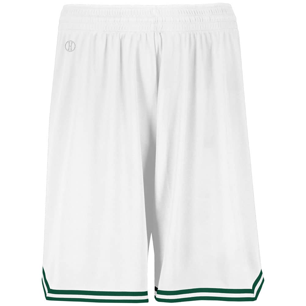 Retro White-Forest Basketball Shorts