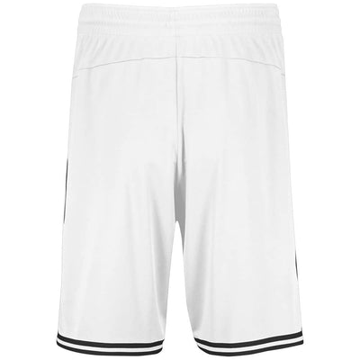 Retro White-Black Basketball Shorts