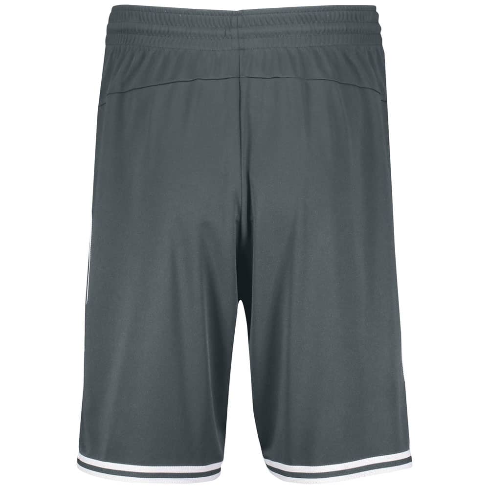 Retro Graphite-White Basketball Shorts