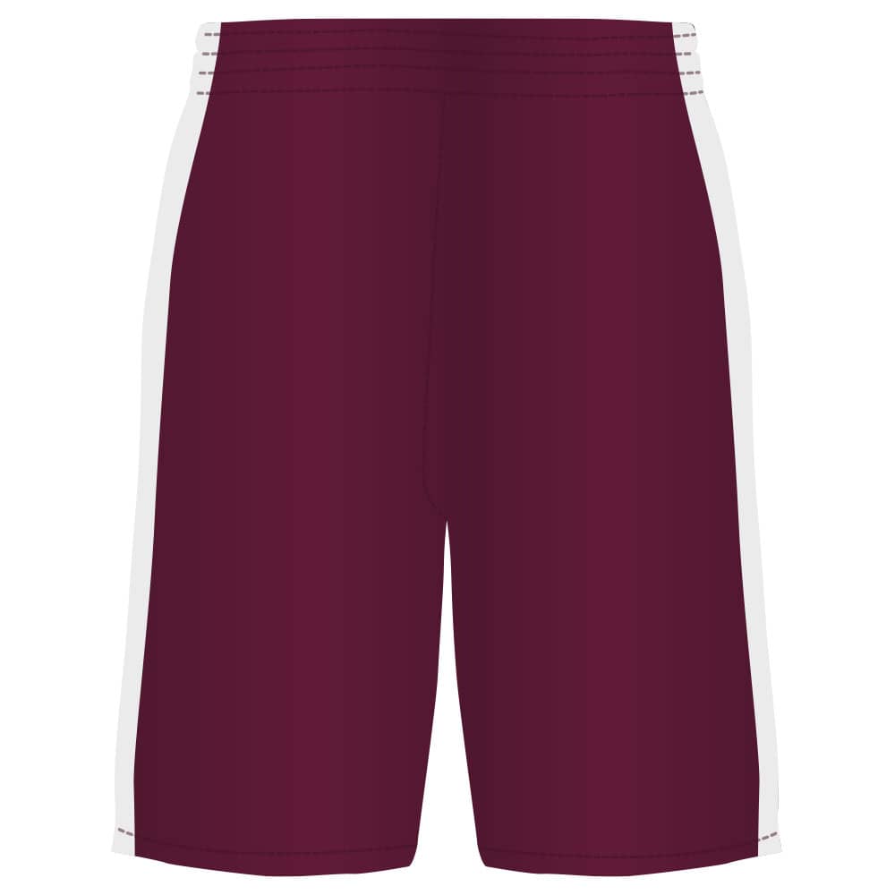 Competition Reversible Short - Maroon-White