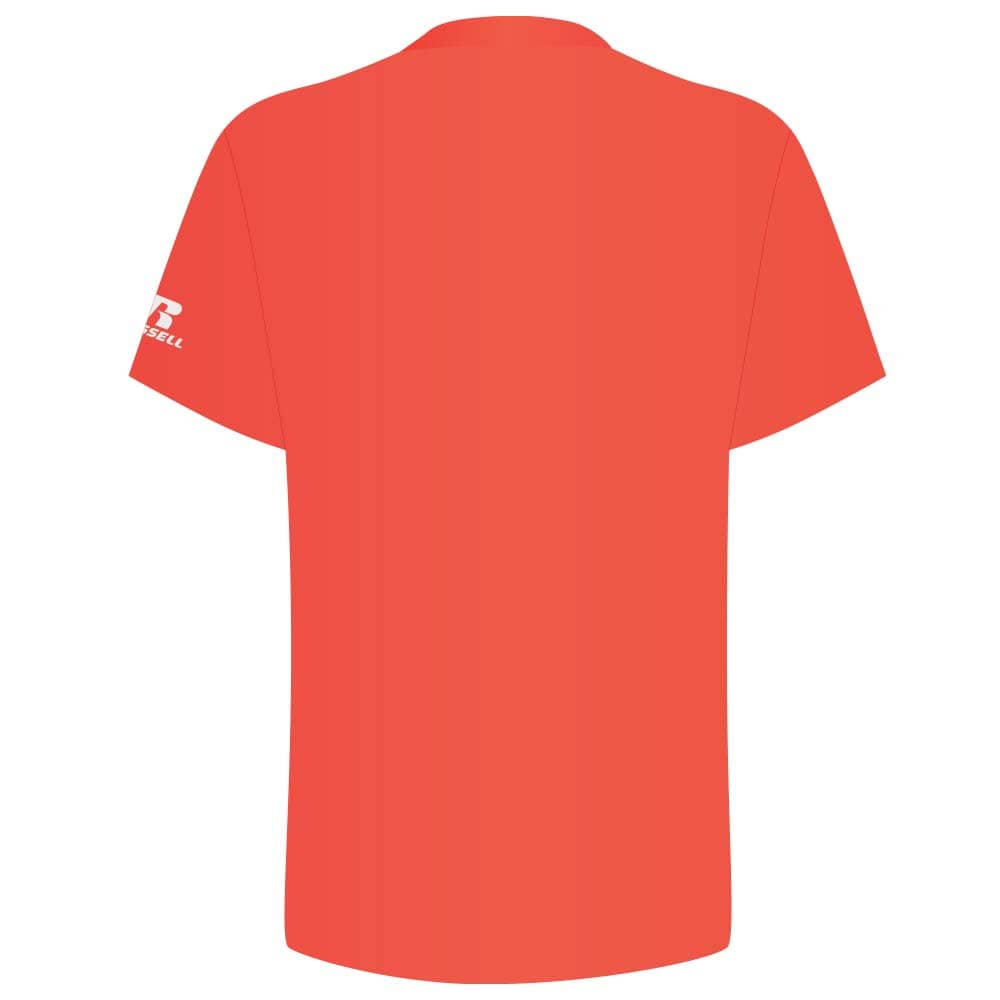 Performance Two-Button Solid Burnt Orange Jersey