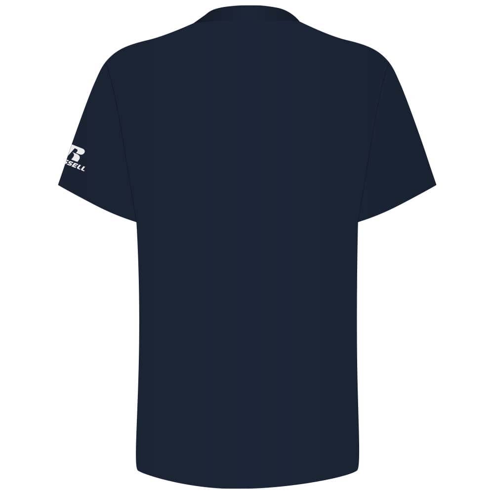 Performance Two-Button Solid Navy Jersey