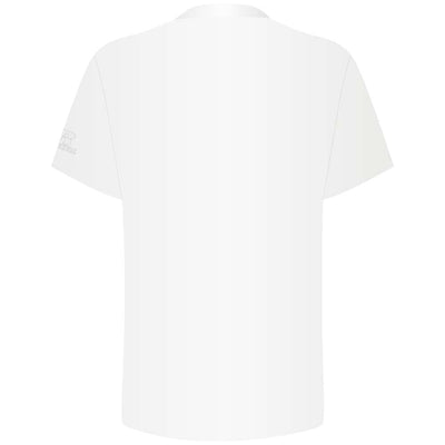 Performance Two-Button Solid White Jersey