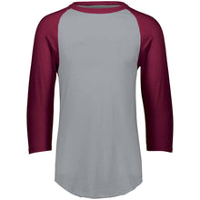 Load image into Gallery viewer, 3-4 Sleeve Retro 2.0 Baseball Jersey Grey-Maroon
