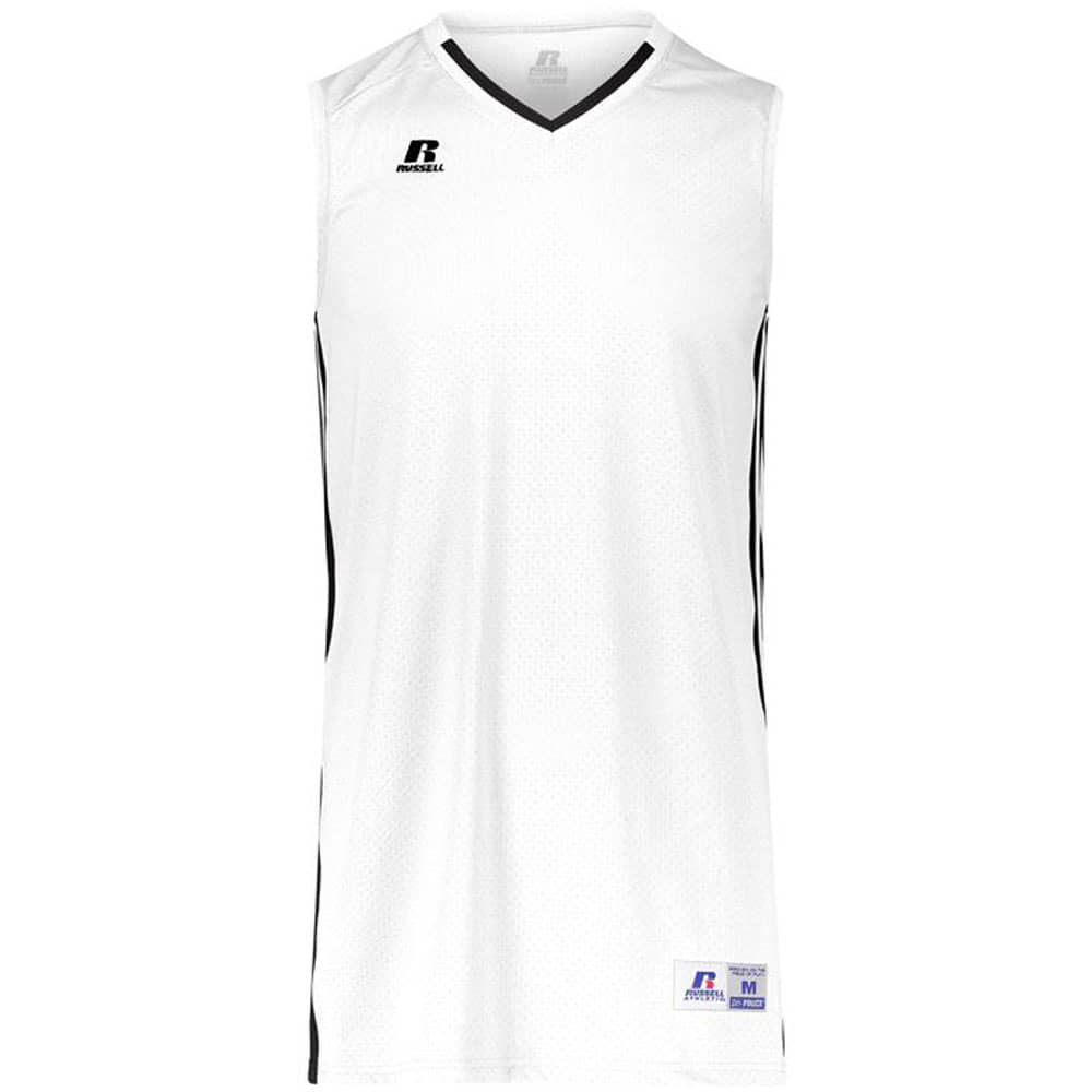 White-Black Legacy Basketball Jersey