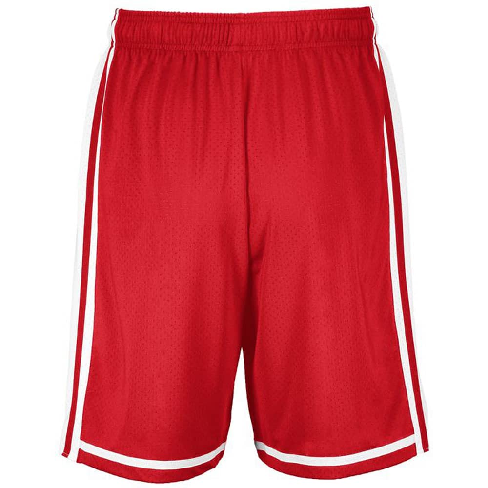 True Red-White Legacy Basketball Shorts
