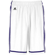 Load image into Gallery viewer, White-Purple Legacy Basketball Shorts
