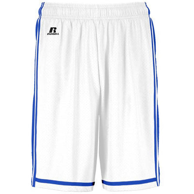 White-Royal Legacy Basketball Shorts