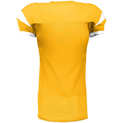 Slant Gold-White Football Jersey