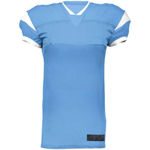 Load image into Gallery viewer, Slant Columbia Blue-White Football Jersey
