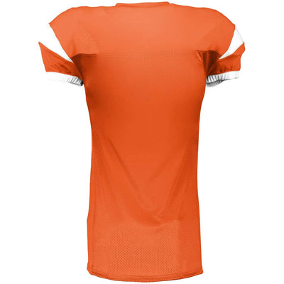 Slant Orange-White Football Jersey