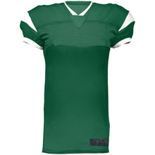 Load image into Gallery viewer, Slant Green-White Football Jersey
