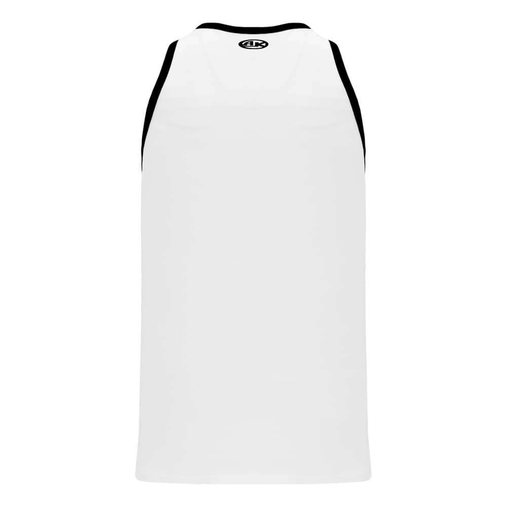 League B1325 Basketball Jersey White-Black