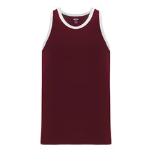 Load image into Gallery viewer, League B1325 Basketball Jersey Maroon-White
