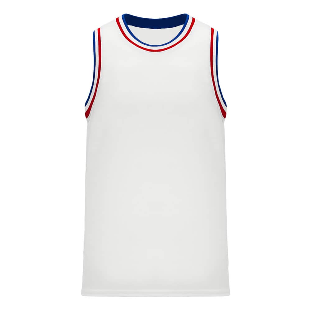 Pro B1710 Basketball Jersey White-Royal-Red