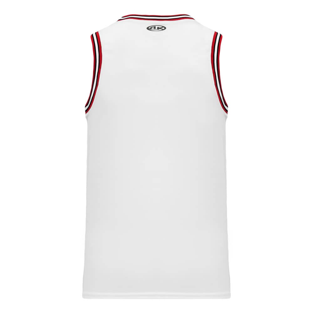 Pro B1710 Basketball Jersey White-Red-Black