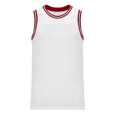 Pro B1710 Basketball Jersey White-Red-Black