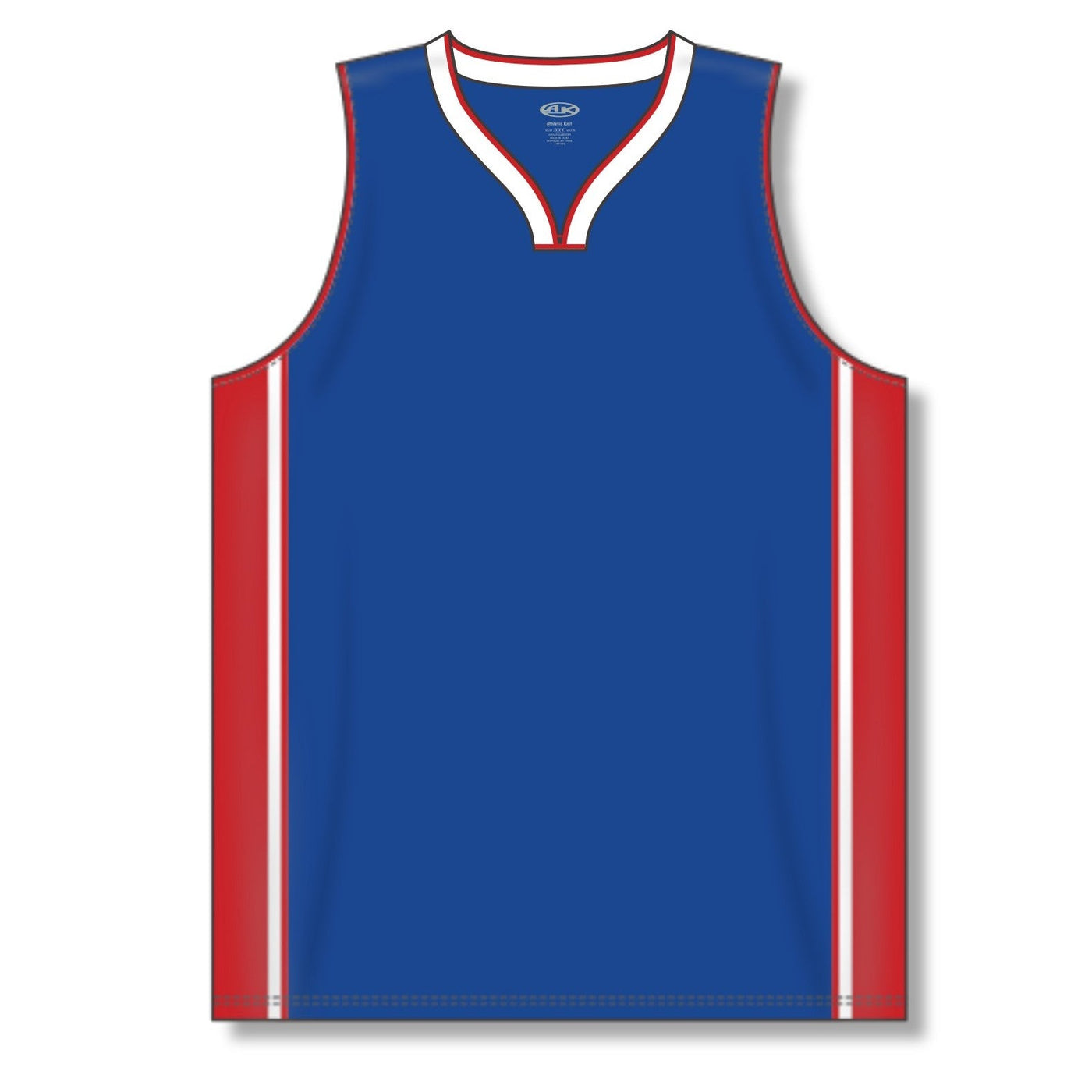 Dry-Flex Pro Style Basketball Jersey-Royal-Red-White
