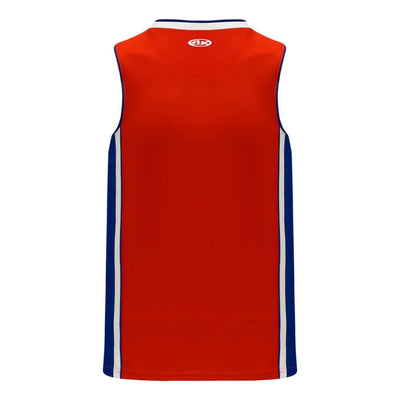 Pro B1715 Basketball Jersey Red-Royal-White