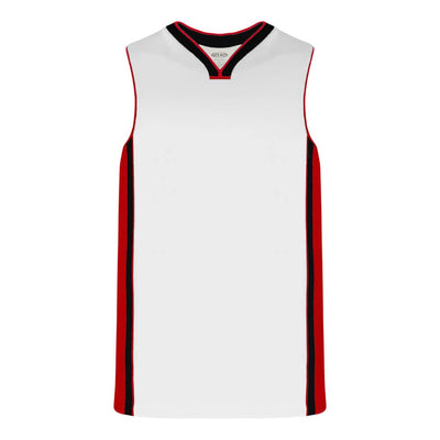 Pro B1715 Basketball Jersey White-Red-Black