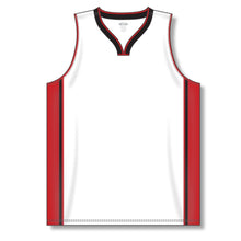 Load image into Gallery viewer, Dry-Flex Pro Style Basketball Jersey-White-Red-Black
