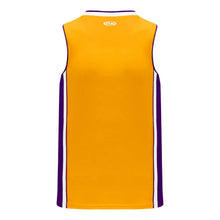 Load image into Gallery viewer, Pro B1715 Basketball Jersey Gold-Purpe-White
